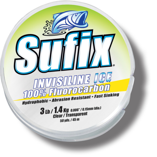 Sufix 50 Yard Advance Ice Fluorocarbon Fishing Line - 8 lb. Test - Clear