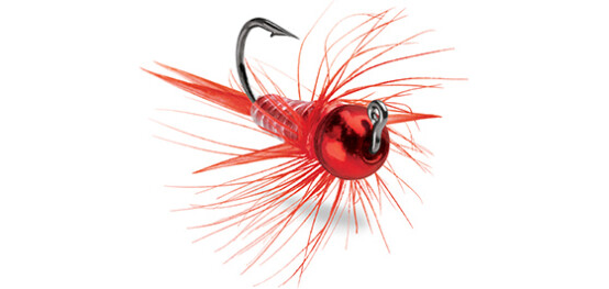 Lasso up bronco panfish with new VMC® Tungsten Bullfly Jigs, ICE FORCE