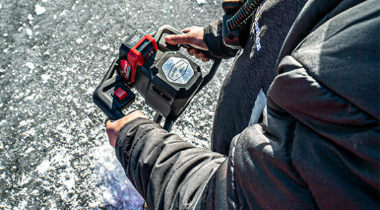 StrikeMaster® Lithium 24v Auger Delivers the Light, Mobile Power You Need, ICE FORCE
