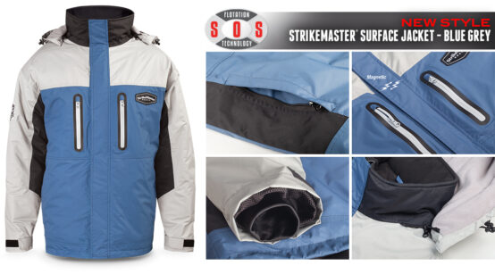 Strikemaster Surface Jacket Gray/Red - Mel's Outdoors