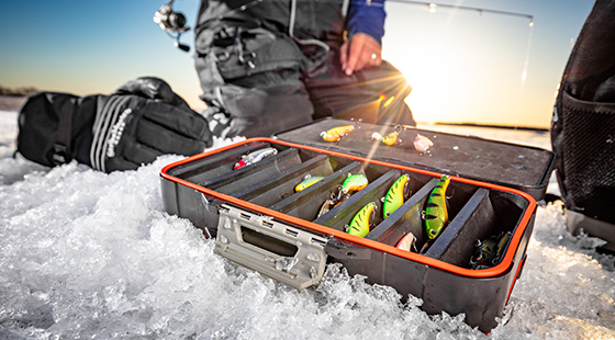 Protect Your Ice Lures with the Rapala® Lure Box and Keep Your Hands Dry  with the Rapala® Fish Towel, ICE FORCE
