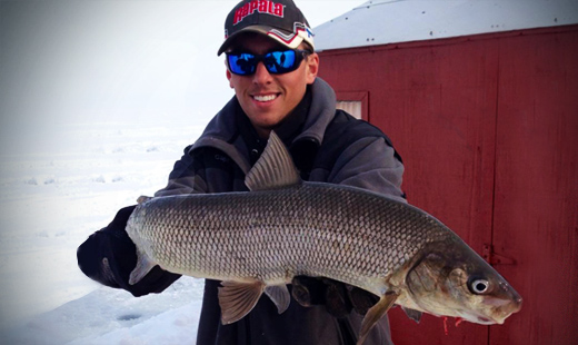 Jigging Rap®s and Mustache Worms Stirring Up Green Bay Whitefish