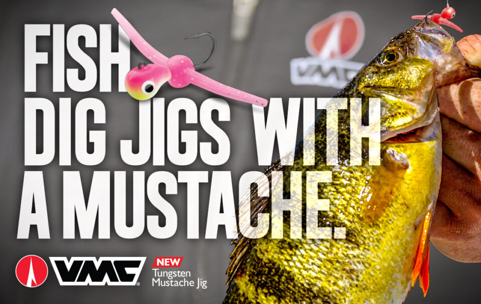 Catch Monster Panfish with the New VMC® Tungsten Mustache Jig, ICE FORCE