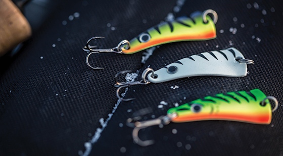 VMC® Ice Fishing Spoons Entice Monsters from the Deep with Three
