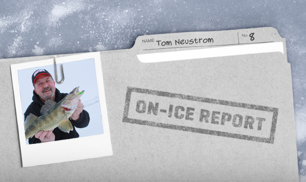 On-Ice Report #8, Tom Neustrom: ‘Weed Out’ Big ‘Gills with Sight-Fishing Strategy
