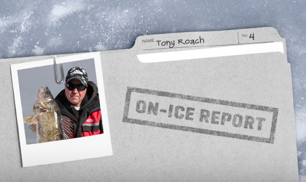 On-Ice Report #4, Tony Roach: Catching Walleye on the Move