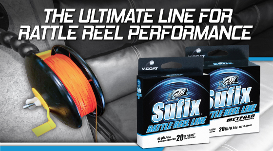 New Sufix® V-Coat Lines Refuse to Freeze for an Exceptional Rattle Reel Ice  Fishing Experience, ICE FORCE
