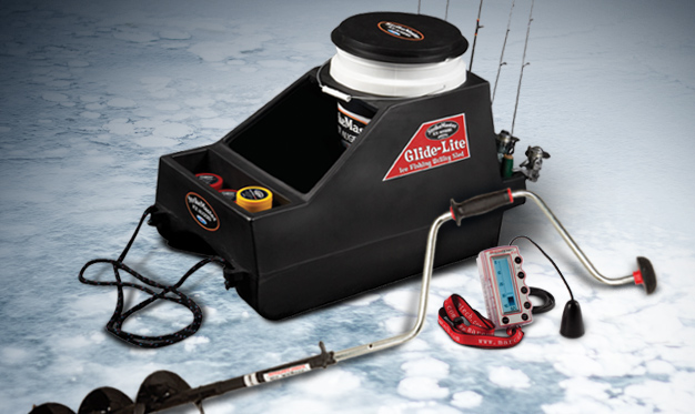 Travel Light At First Ice With Lazer Hand Auger, Glide-Lite Sled and  Troller 2.0, ICE FORCE